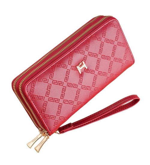 Women's Faux Leather Wallet (Multicolor)