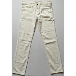 Men's Cotton Blended Solid Classic Fit Jeans (Beige)