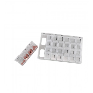 Generic Plastic Storage Box 7-Day Pill Box Medicine Organizer (White)