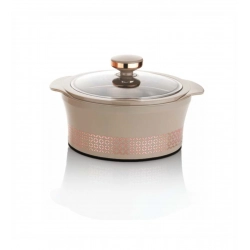 Plastic Casserole Crystal 2500ML (Assorted)