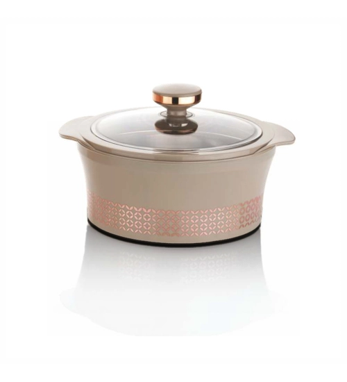 Plastic Casserole Crystal 2500ML (Assorted)