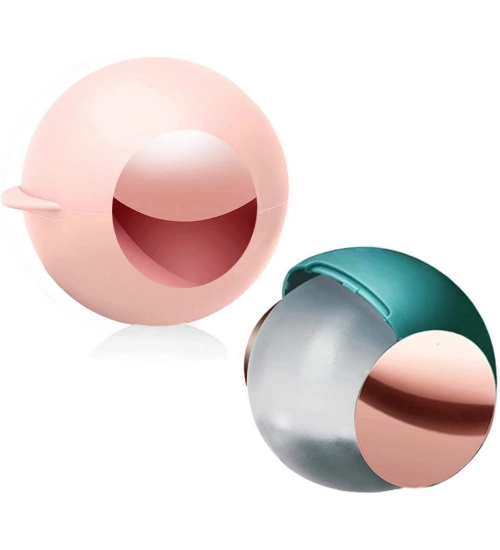 Plastic Remover Sticky Ball for Clothes Gel Lint Roller (Maroon)