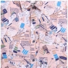 Dropship Boy's Cotton Blend Printed Short Sleeve Shirt (MultiColor)