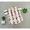Dropship Boy's Cotton Blend Printed Short Sleeve Shirt and Shorts Set (MultiColor)