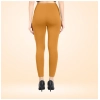 Dropship Women's Cotton Blended Solid Ankle legging (Mustard Yellow)