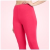 Dropship Women's Cotton Blended Solid Ankle legging (Pink)