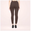 Dropship Women's Cotton Blended Solid Ankle legging (Brown)