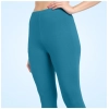 Dropship Women's Cotton Blended Solid Ankle legging (Blue)