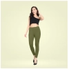 Dropship Women's Cotton Blended Solid Ankle legging (Olive Green)