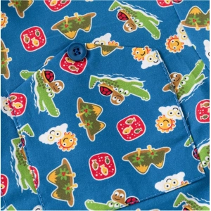 Generic Boy's Cotton Blend Printed Short Sleeve Shirt (MultiColor)