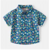 Dropship Boy's Cotton Blend Printed Short Sleeve Shirt (MultiColor)