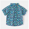 Dropship Boy's Cotton Blend Printed Short Sleeve Shirt (MultiColor)