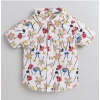Dropship Boy's Cotton Blend Printed Short Sleeve Shirt (MultiColor)
