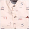 Dropship Boy's Cotton Blend Printed Short Sleeve Shirt (MultiColor)