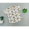Dropship Boy's Cotton Blend Printed Short Sleeve Shirt (MultiColor)