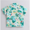 Dropship Boy's Lycra Blend Printed Short Sleeve Shirt and Shorts Set (MultiColor)
