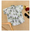 Dropship Boy's Cotton Blend Printed Short Sleeve Shirt (MultiColor)