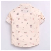Dropship Boy's Cotton Blend Printed Short Sleeve Shirt (MultiColor)