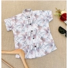 Dropship Boy's Cotton Blend Printed Short Sleeve Shirt (MultiColor)