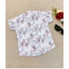 Dropship Boy's Cotton Blend Printed Short Sleeve Shirt (MultiColor)