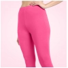 Dropship Women's Cotton Blended Solid Ankle legging (Dark Pink)