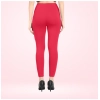 Dropship Women's Cotton Blended Solid Ankle legging (Pink)