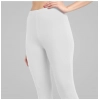Dropship Women's Cotton Blended Solid Ankle legging (White)
