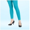 Dropship Women's Cotton Blended Solid Ankle legging (Turquoise Blue)