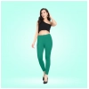 Dropship Women's Cotton Blended Solid Ankle legging (Rama Green)