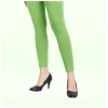 Dropship Women's Cotton Blended Solid Ankle legging (Pista Green)