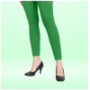 Dropship Women's Cotton Blended Solid Ankle legging (Green)