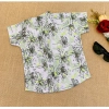 Dropship Boy's Cotton Blend Printed Short Sleeve Shirt and Shorts Set (MultiColor)