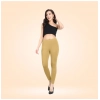 Dropship Women's Cotton Blended Solid Ankle legging (Beige)