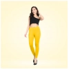 Dropship Women's Cotton Blended Solid Ankle legging (Yellow)