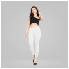 Dropship Women's Cotton Blended Solid Ankle legging (White)