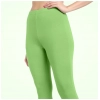 Dropship Women's Cotton Blended Solid Ankle legging (Pista Green)