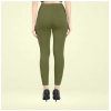 Dropship Women's Cotton Blended Solid Ankle legging (Olive Green)