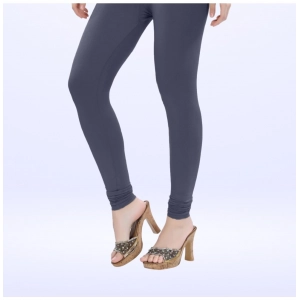 Generic Women's Cotton Blended Solid Churidar leggings (Navy)