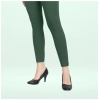 Dropship Women's Cotton Blended Solid Ankle legging (Bottle Green)