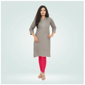 Generic Women's Cotton Blended Solid Shimmer Ankle leggings (Rani)