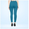 Dropship Women's Cotton Blended Solid Ankle legging (Blue)