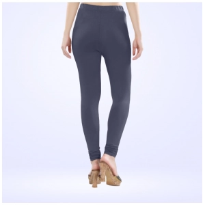 Generic Women's Cotton Blended Solid Churidar leggings (Navy)