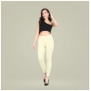 Dropship Women's Cotton Blended Solid Ankle legging (Cream)