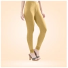 Dropship Women's Cotton Blended Solid Churidar leggings (Beige)