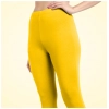 Dropship Women's Cotton Blended Solid Ankle legging (Yellow)