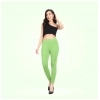 Dropship Women's Cotton Blended Solid Ankle legging (Pista Green)