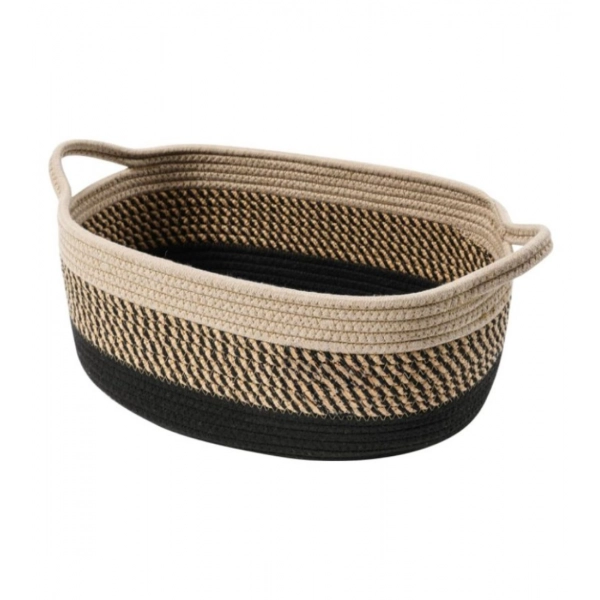 Dropship Cotton Baby Basket Pack of 1 Storage Basket For Clothes (Brown)