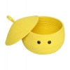 Dropship Cotton Gudda Pack of 1 Storage Basket For Clothes (Yellow)