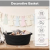 Dropship Cotton Baby Gift Basket Pack of 1 Storage Basket For Clothes (Black)