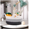 Dropship Cotton Cat Basket Inch Pack of 1 Storage Basket For Clothes (Multicolor)